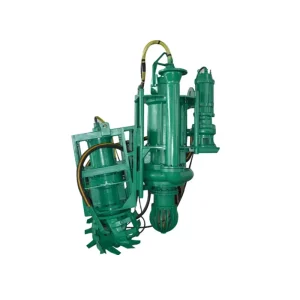 electric submersible dredge pump with cutter head